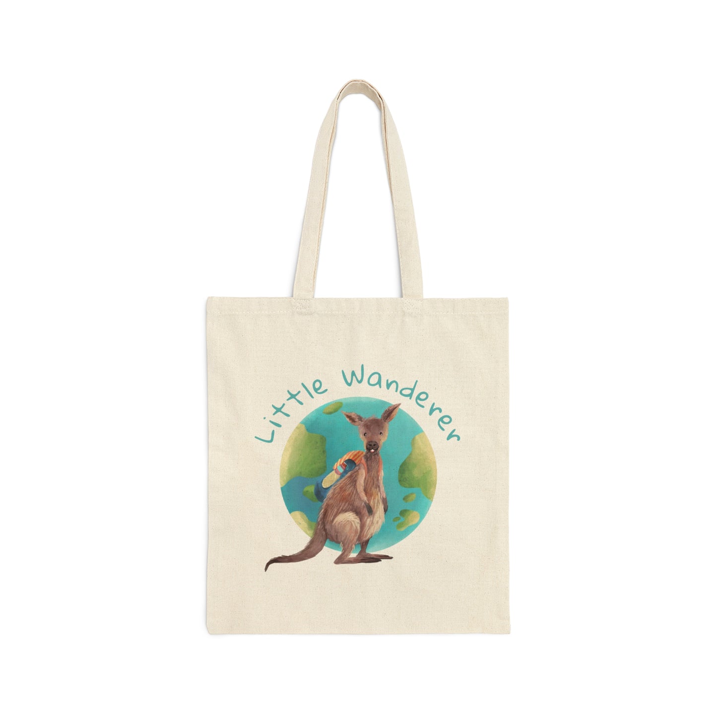 Little Wanderer/Global Greetings Double-sided Canvas Tote Bag