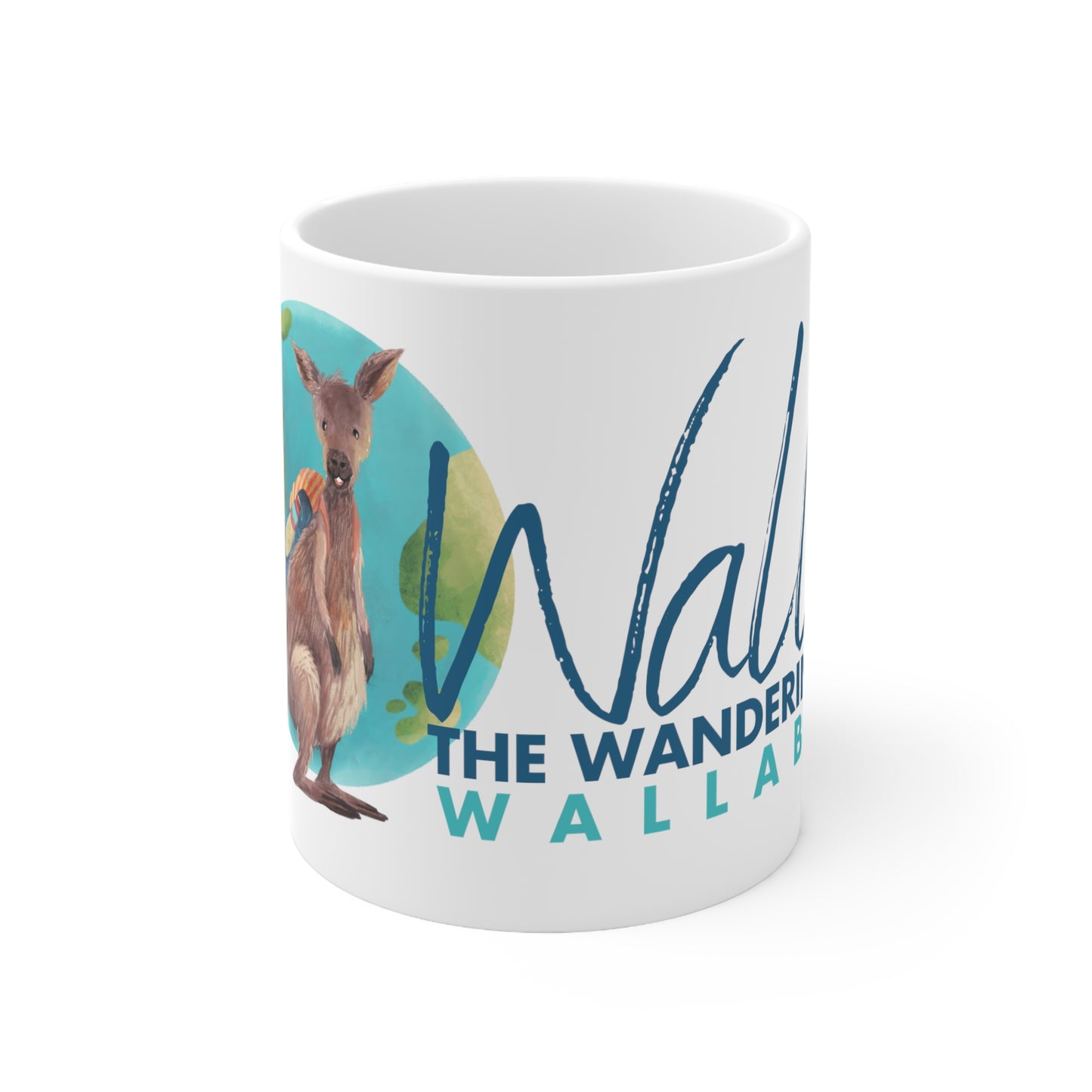 Wally the Wandering Wallaby Ceramic Mug