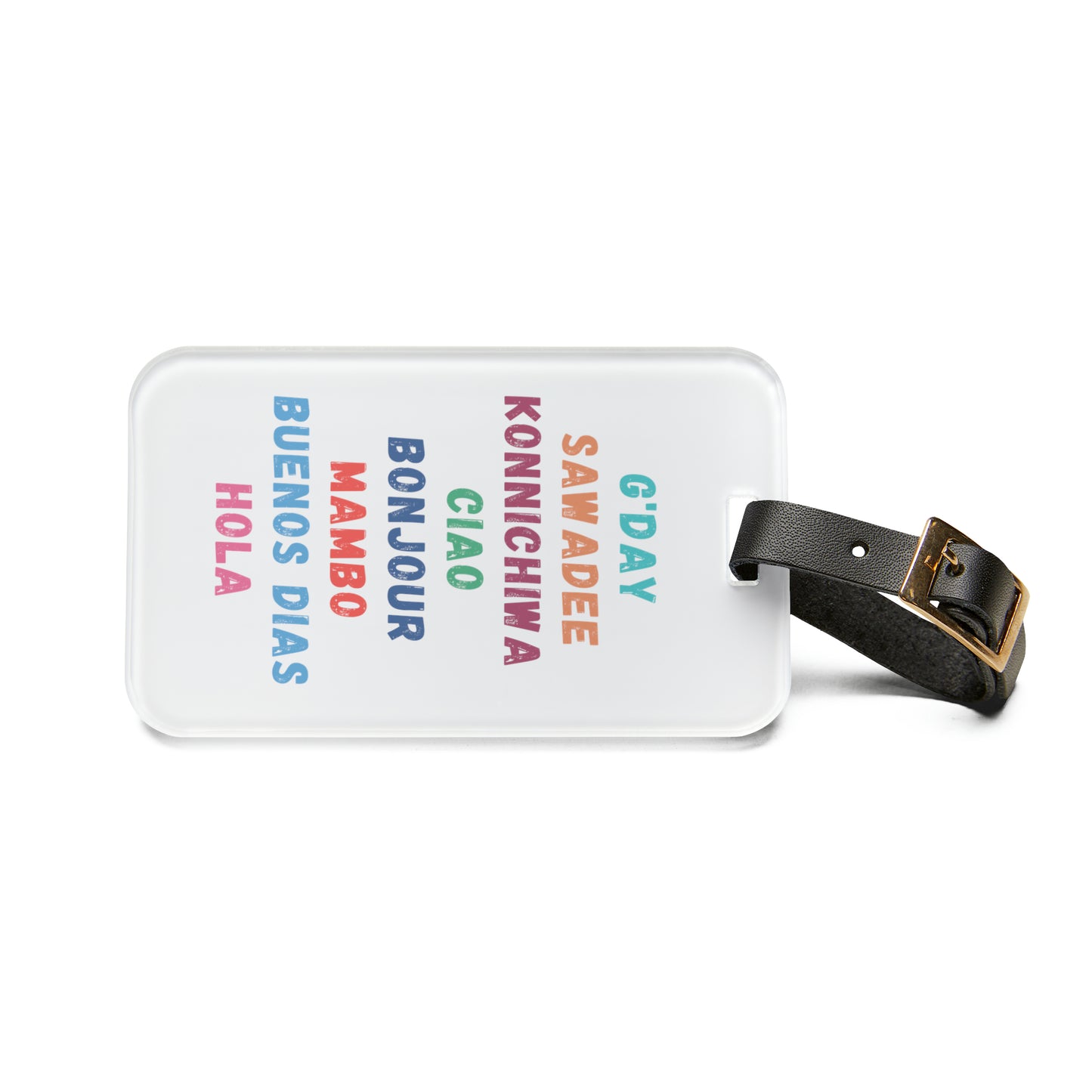 Global Greetings Luggage Tag