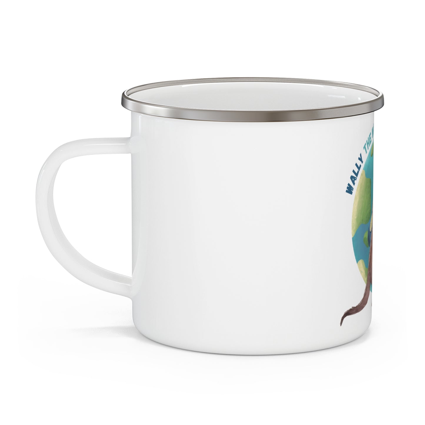 Wally Enamel Camping Mug