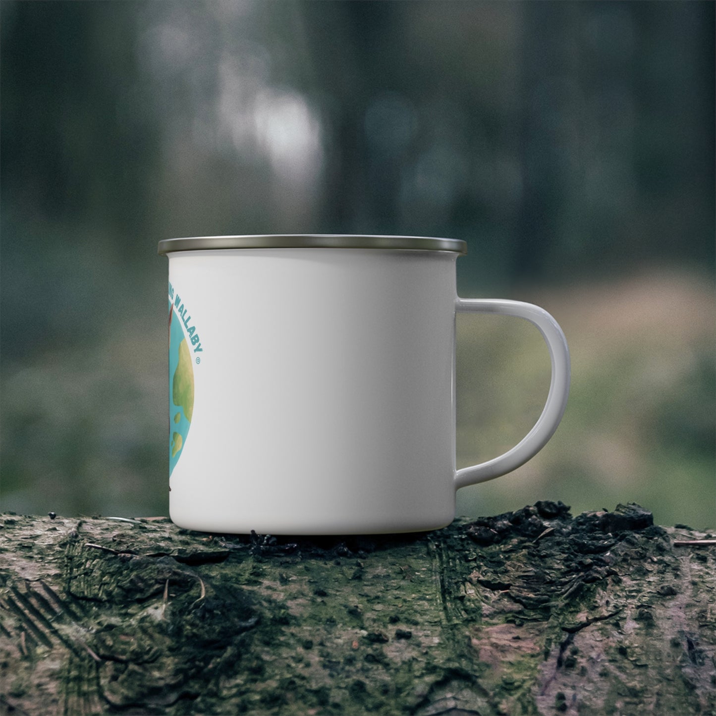 Wally Enamel Camping Mug