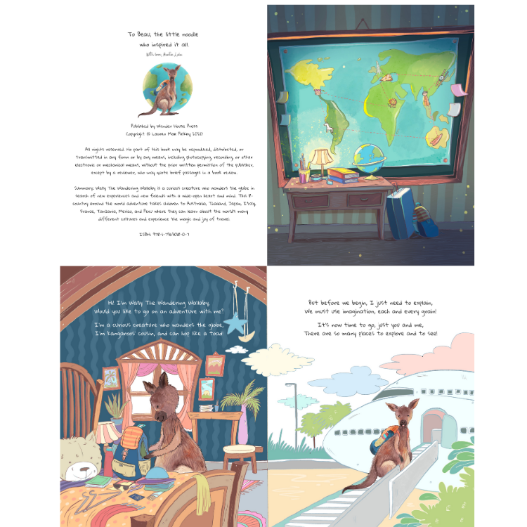 Wally The Wandering Wallaby's Around the World Adventure (Book #1)
