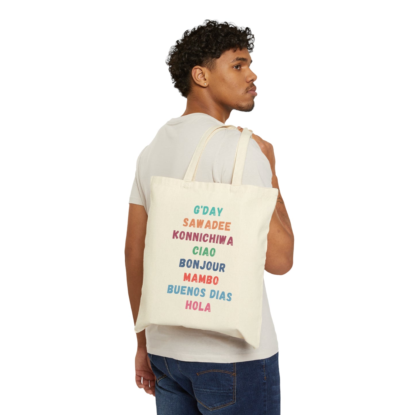 Little Wanderer/Global Greetings Double-sided Canvas Tote Bag