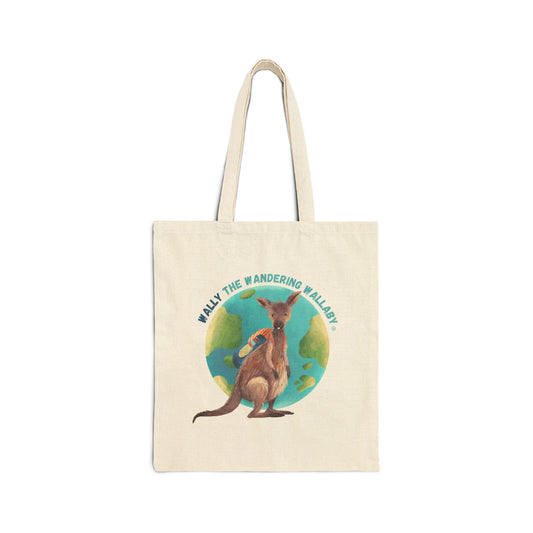 Wally/Global Greetings Double-sided Canvas Tote Bag