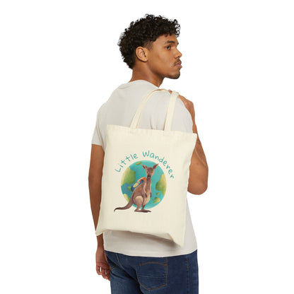 Little Wanderer/Global Greetings Double-sided Canvas Tote Bag