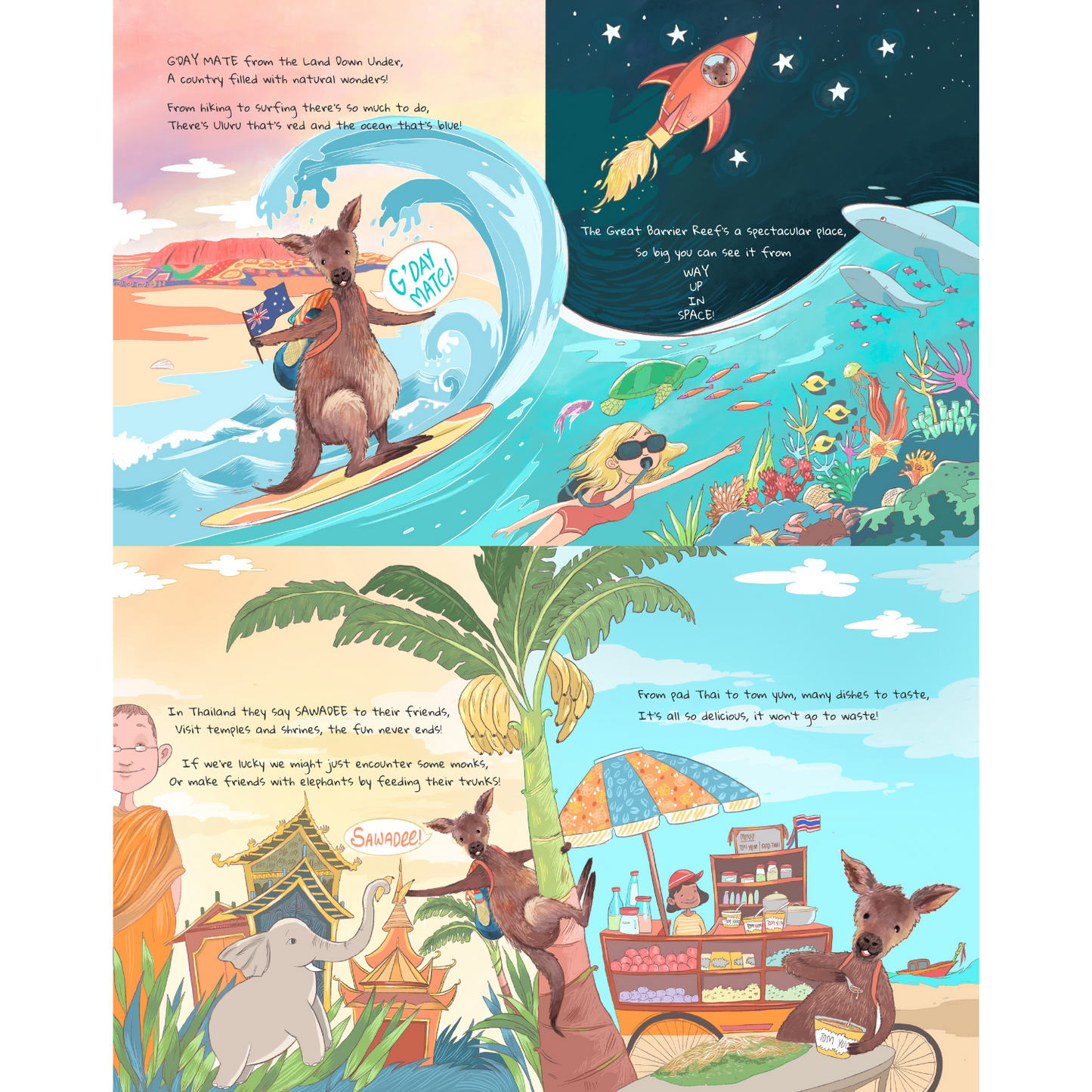 Wally the Wandering Wallaby: Adventure Series Book BUNDLE