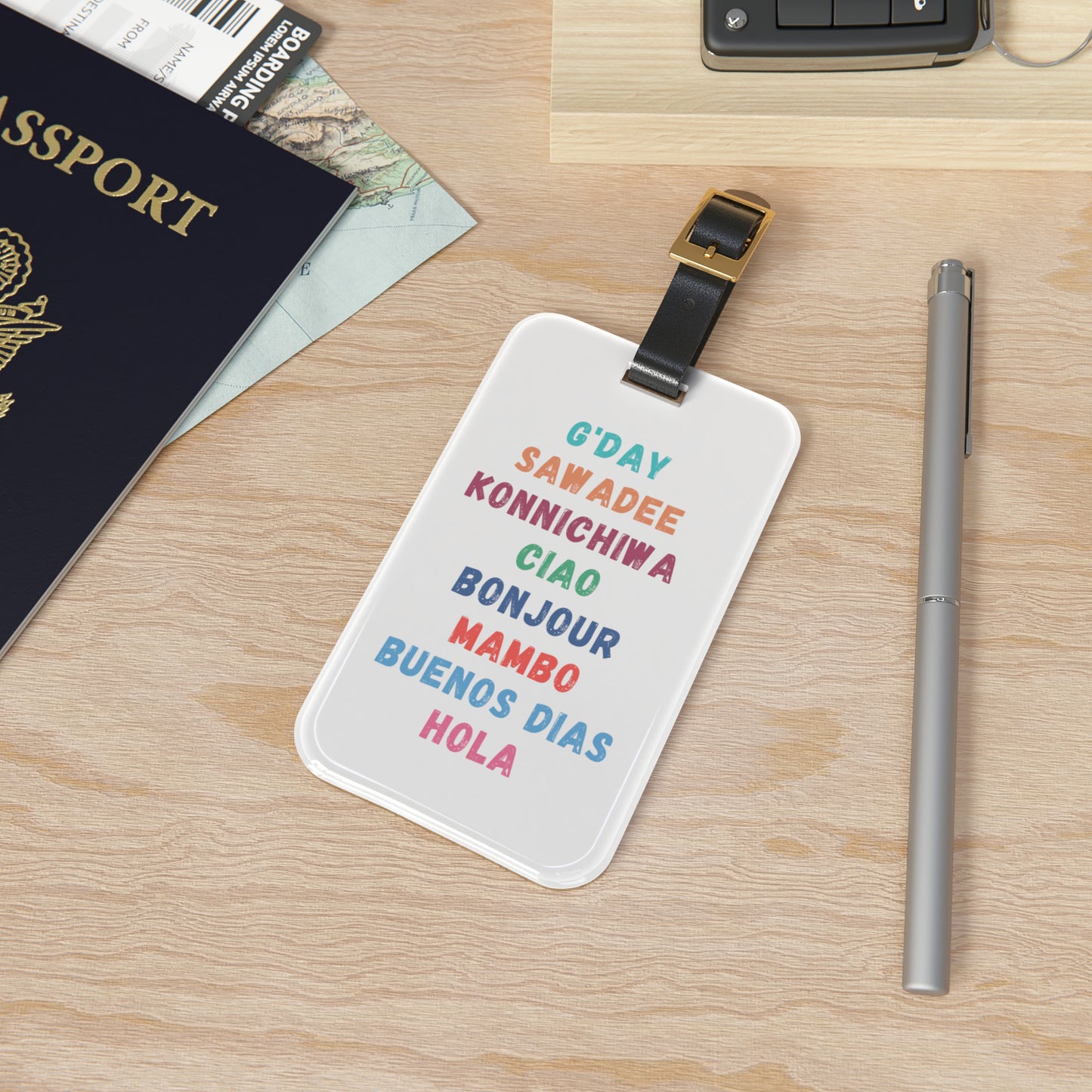 Global Greetings Luggage Tag