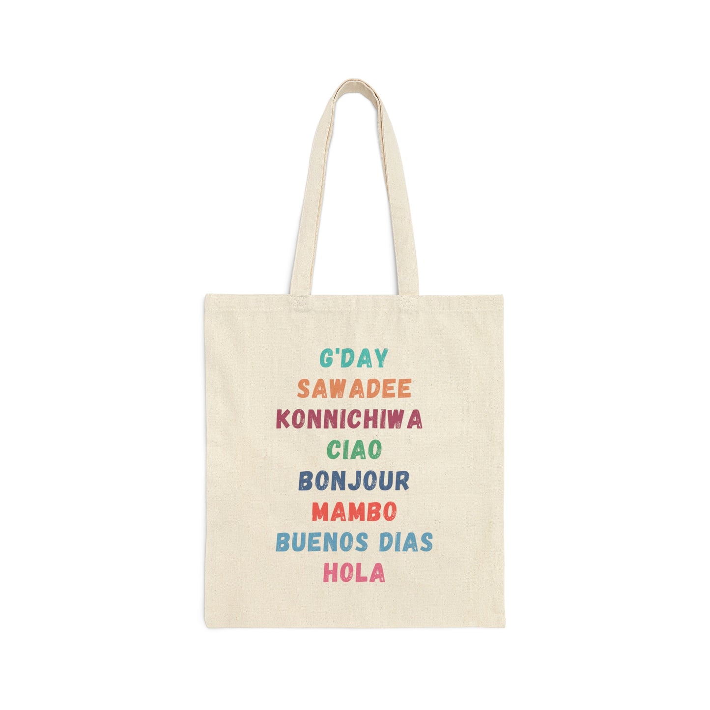 Little Wanderer/Global Greetings Double-sided Canvas Tote Bag